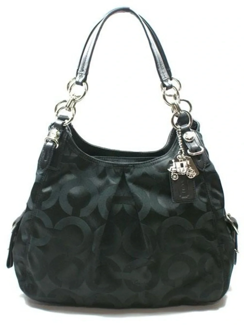 Vintage Coach Mia Opt Art Sateen Maggie Shoulder Bag